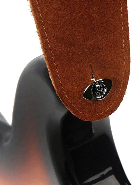 open zoom image for D'Addario Elliptical Strap Buttons, Black, Action Position Back