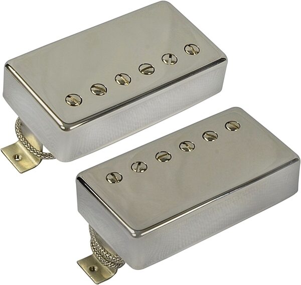 open zoom image for Mojotone '59 Clone Vintage P.A.F. Style Humbucker Pickup Set, Nickel, Main