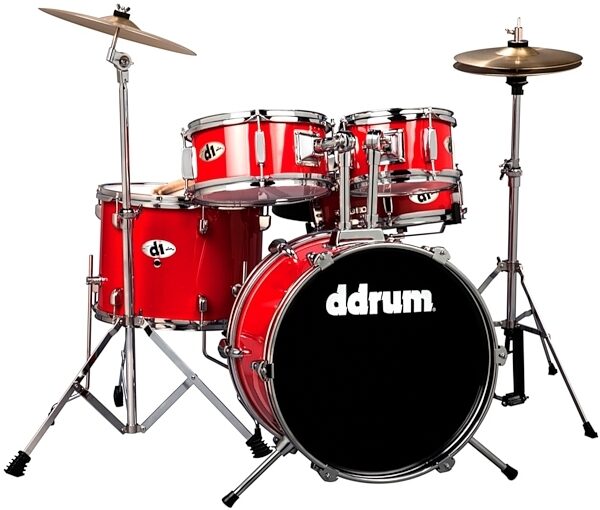open zoom image for ddrum D1 Junior Drum Set with Cymbals, 5-Piece, Main