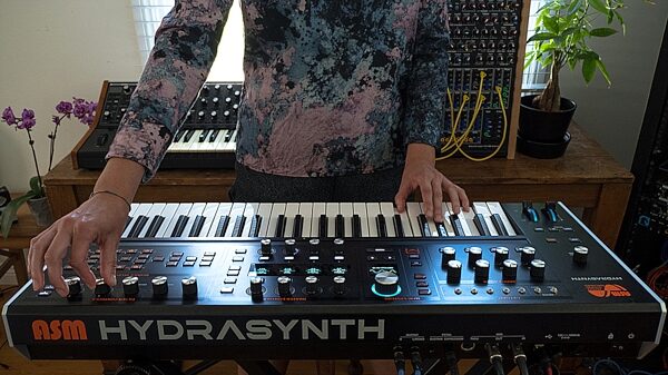 open zoom image for ASM Ashun Sound Machines Hydrasynth Keyboard Synthesizer, 49-Key, New, In Use