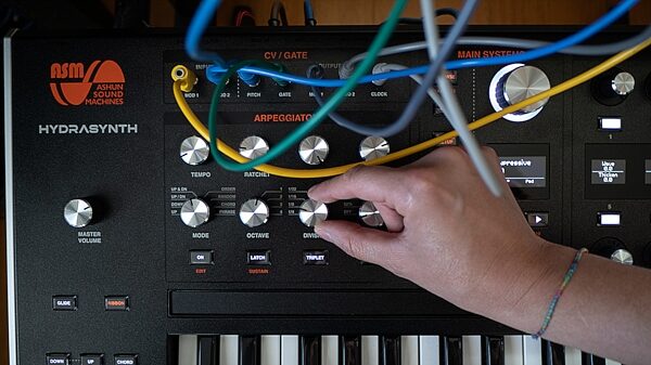 open zoom image for ASM Ashun Sound Machines Hydrasynth Keyboard Synthesizer, 49-Key, New, In Use