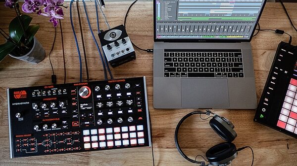 open zoom image for ASM Ashun Sound Machines Hydrasynth Desktop/Rack Synthesizer, New, In Use