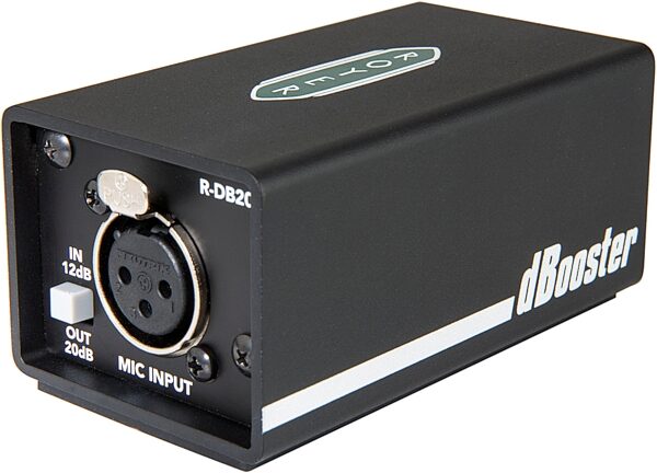 open zoom image for Royer Labs R-dB20 dBooster Class-A In-Line Microphone Signal Booster, New, Action Position Back