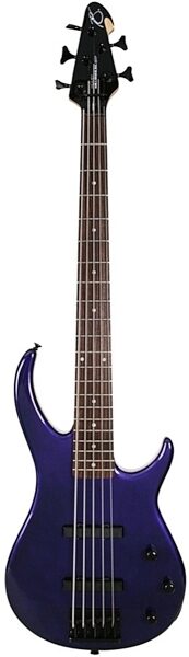 open zoom image for Peavey Millennium Bass 5 Quilt Top BXP 5-String Electric Bass, Metallic Blue