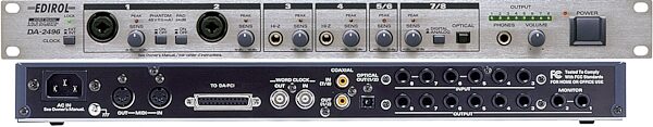 open zoom image for Edirol DA2496 8x8 Digital Audio Interface, Main