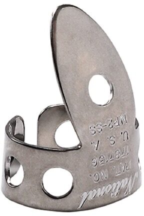 open zoom image for D'Addario National Stainless Steel Finger Picks, 4-Pack, view