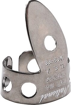 open zoom image for D'Addario National Stainless Steel Finger Picks, 4-Pack, Action Position Back