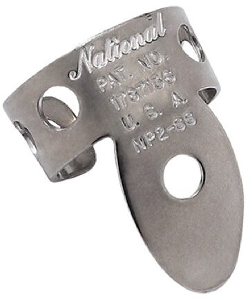 open zoom image for D'Addario National Stainless Steel Finger Picks, 4-Pack, view