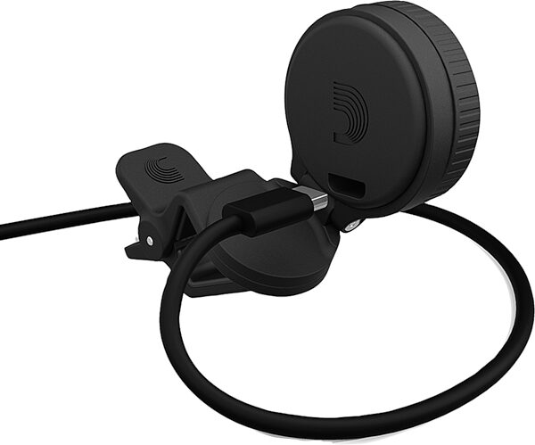 open zoom image for D'Addario Nexxus 360 Rechargeable Headstock Tuner, New, Action Position Back