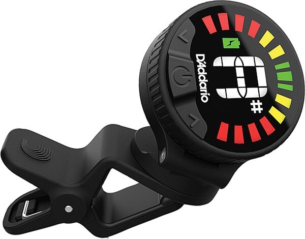 open zoom image for D'Addario Nexxus 360 Rechargeable Headstock Tuner, New, Action Position Back