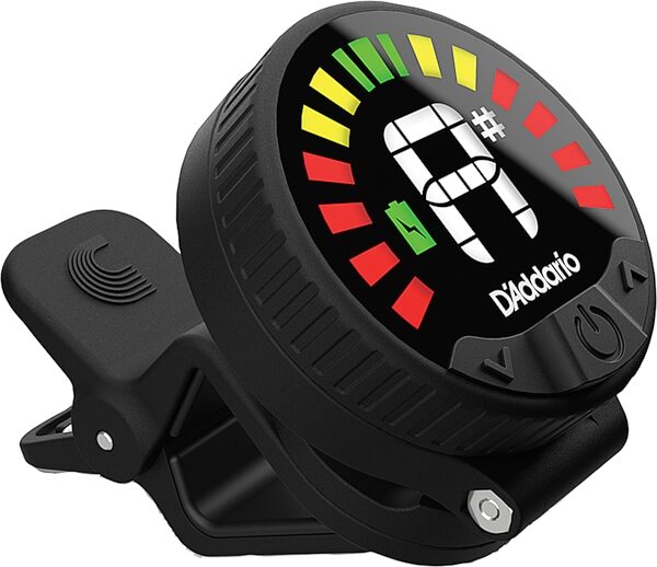 open zoom image for D'Addario Nexxus 360 Rechargeable Headstock Tuner, New, Action Position Back