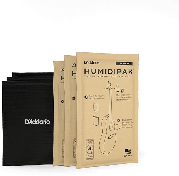 open zoom image for D'Addario PW-HPK-04 Humidipak Absorb Kit, New, Action Position Back