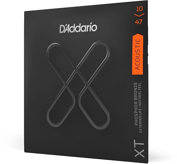 open zoom image for D'Addario XT Phosphor Bronze Acoustic Guitar Strings, 10-47, Action Position Back