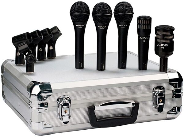 open zoom image for Audix BP5 Pro Band Pack Drum Microphone Package, Main