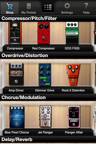 open zoom image for DigiTech iStomp Downloadable Guitar Effects Pedal, Stomp Shop 2
