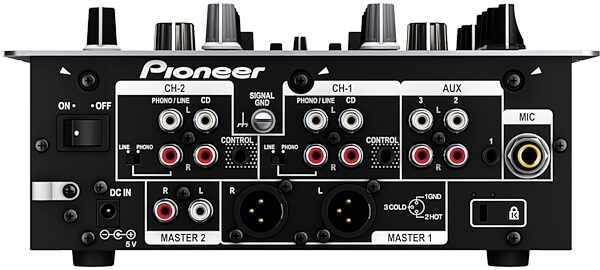 open zoom image for Pioneer DJM-250 DJ Mixer, 2-Channel, Black Rear