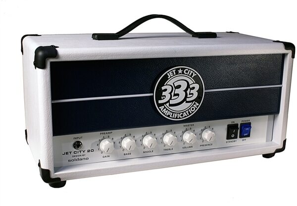 open zoom image for Jet City JCA20H Anniversary Edition Guitar Amplifier Head, 20 Watts, Angled
