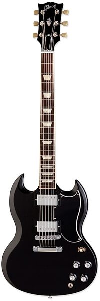 open zoom image for Gibson SG '61 Reissue Satin Electric Guitar with Case, Satin Ebony