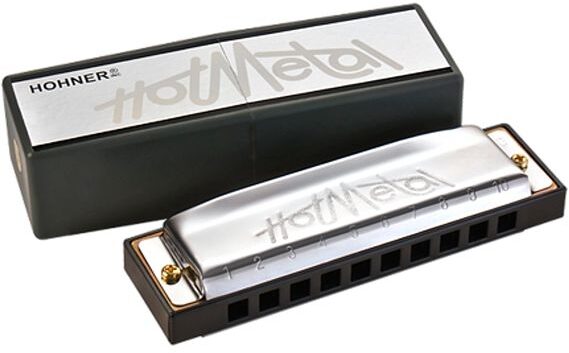 open zoom image for Hohner 572BX Hot Metal Harmonica, Key of A, Main