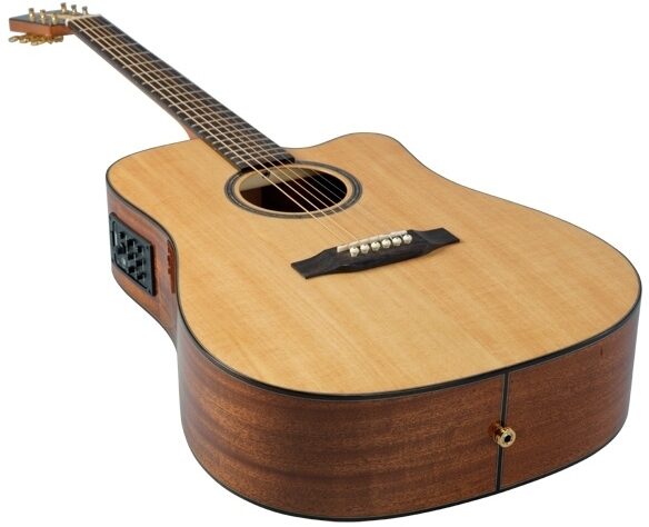 open zoom image for Bedell BSDCE-18-G Encore Acoustic-Electric Guitar with Gig Bag, Closeup