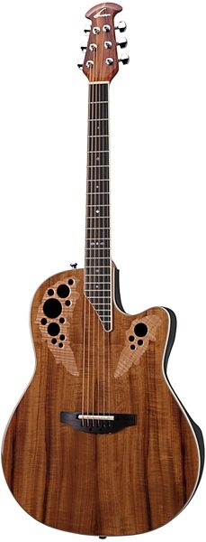 open zoom image for Ovation 2778AX-FKOA Standard Elite Deep Contour Cutaway Acoustic-Electric Guitar, Angle