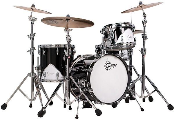 open zoom image for Gretsch Renown '57 Bop Drum Shell Kit (4-Piece), Motor City Onyx