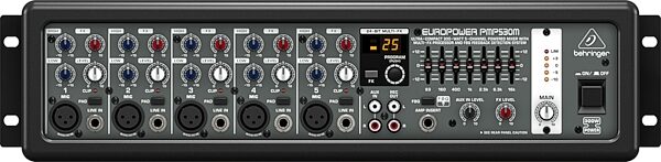 open zoom image for Behringer PMP530M Europower Powered Mixer (300 Watts, 5-channel), Front