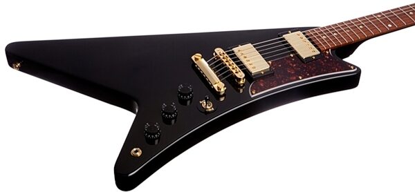 open zoom image for Gibson Limited Edition Moderne Electric Guitar, with Case, Ebony Body