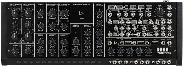 open zoom image for Korg MS-20M Module Kit with SQ-1 Step Sequencer, MS-20 Top