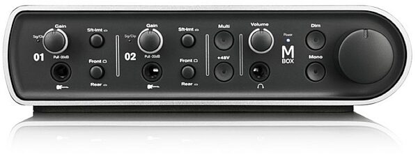 open zoom image for Avid Mbox USB Audio Interface (with Pro Tools Express), Front