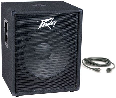 open zoom image for Peavey PV118D Powered Subwoofer (300 Watts, 1x18"), Power Cable Pack