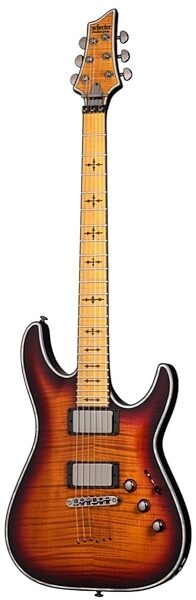 open zoom image for Schecter Hellraiser C-1 Extreme Electric Guitar, 3-Tone Sunburst with Maple Neck