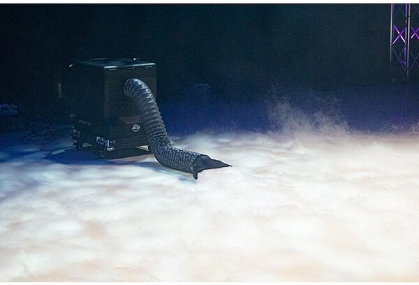 open zoom image for ADJ Entour Ice Low Lying Fog Machine with Hose, New, In Use