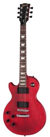 open zoom image for Gibson LPJ Les Paul Electric Guitar, Left-Handed (with Gig Bag), Satin Cherry