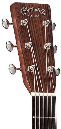 open zoom image for Martin OM-28E Retro Acoustic-Electric Guitar (with Case), Headstock