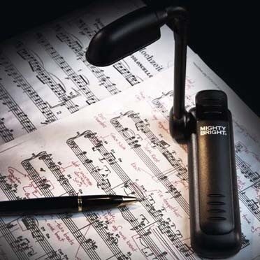 open zoom image for Mighty Bright Classic Music Light, In Use