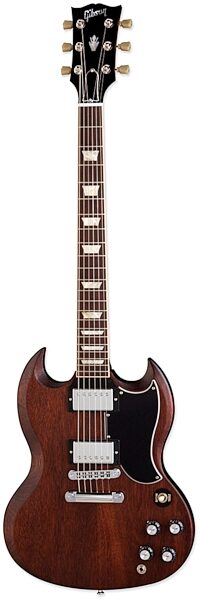 open zoom image for Gibson SG '61 Reissue Satin Electric Guitar with Case, Worn Brown