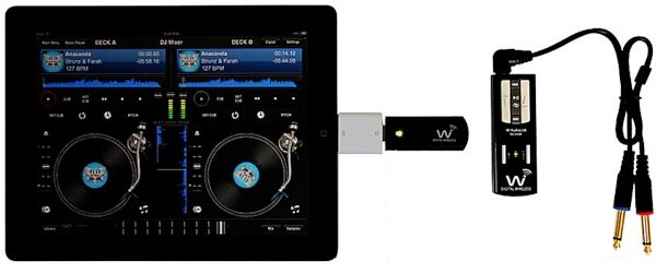 open zoom image for Wi Digital AudioLink JMWAL35MP Digital Wireless System, In Use with an iPad