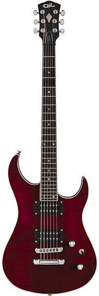 open zoom image for G&L Tribute Fiorano GTS Electric Guitar, Transparent Red