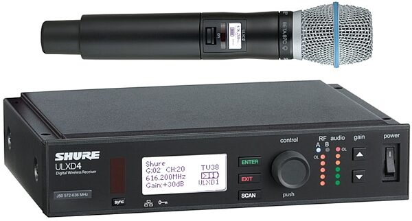 open zoom image for Shure ULXD24/B87C Digital Wireless Beta 87C Handheld Microphone System, Main