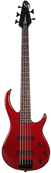 open zoom image for Peavey Millennium Bass 5 Quilt Top BXP 5-String Electric Bass, Metallic Red