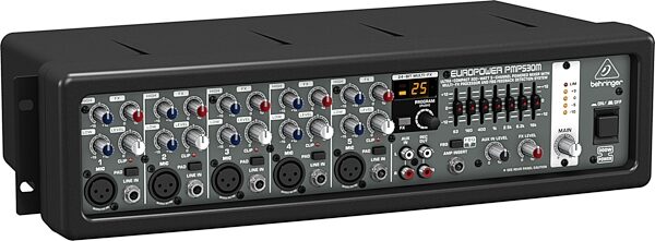 open zoom image for Behringer PMP530M Europower Powered Mixer (300 Watts, 5-channel), Left
