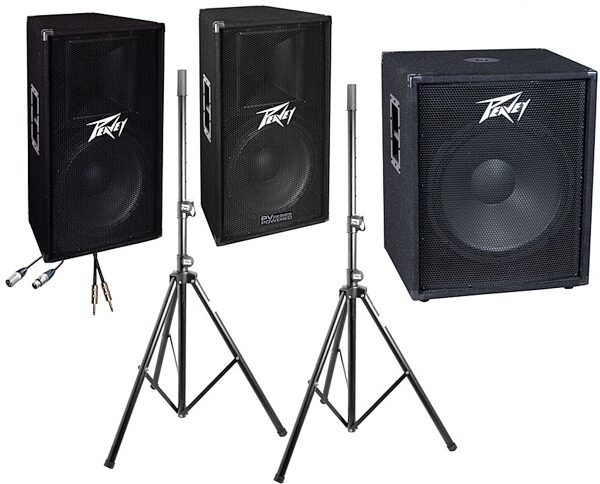 open zoom image for Peavey PV Full Range PA Speaker and Subwoofer System, Main