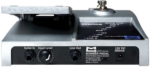 open zoom image for Morpheus Bomber Pitch Shifter Pedal, Rear