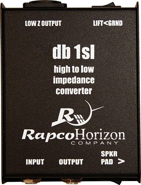open zoom image for RapcoHorizon DB-1SL Speaker Level Direct Box, New, Main