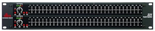 open zoom image for dbx 231 Dual Channel 31-Band Graphic EQ, Main