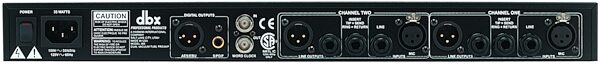 open zoom image for dbx 386 Dual Vacuum Tube Microphone Preamp with Digital Out, Rear