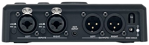 open zoom image for dbx goRack Portable Loudspeaker Processor and Mic Processor, Rear