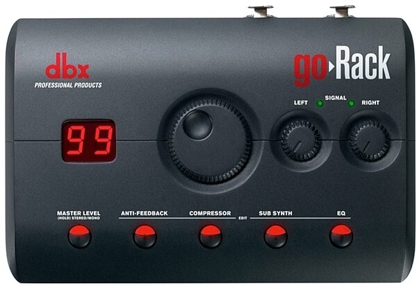 open zoom image for dbx goRack Portable Loudspeaker Processor and Mic Processor, Main