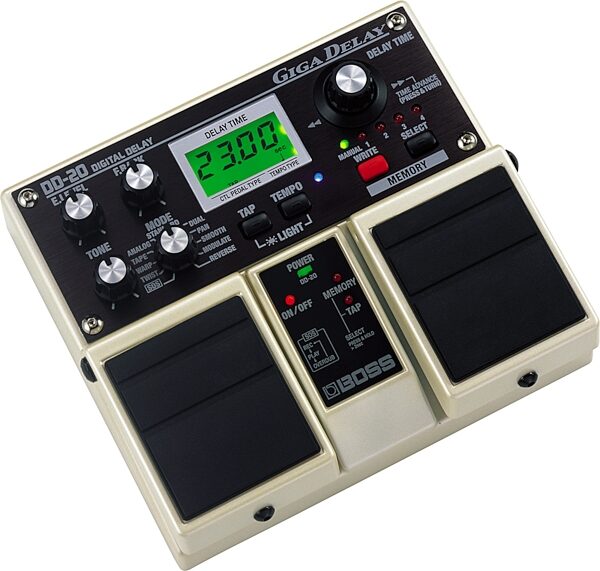 open zoom image for Boss DD-20 Giga Delay Twin Effects Pedal, Angle View
